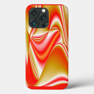 Funda Para iPhone 13 Pro Resumen de amor y oro en 3D Rainbowart