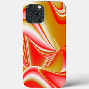 Funda Para iPhone 13 Pro Max Resumen de amor y oro en 3D Rainbowart