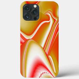 Funda Para iPhone 13 Pro Max Resumen de amor y oro en 3D Rainbowart