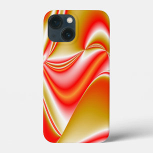 Funda Para iPhone 13 Mini Resumen de amor y oro en 3D Rainbowart