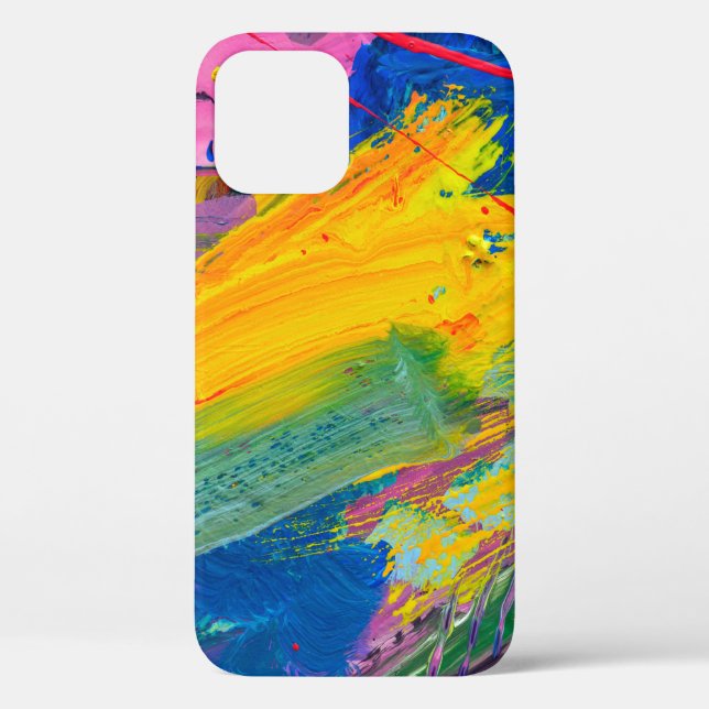 Funda De Case-Mate Para iPhone Resumen de antecedentes artísticos. Fondo pintado  (Reverso )