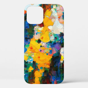 Funda Para iPhone 12 Resumen de antecedentes artísticos. Textura vibran