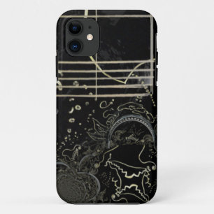 Funda Para iPhone 11 Resumen de arte negro