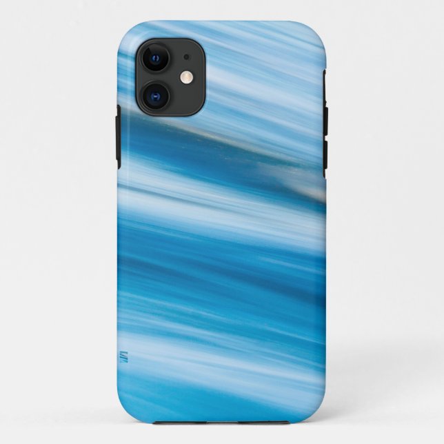 Funda De Case-Mate Para iPhone Resumen de azul marino (Reverso)