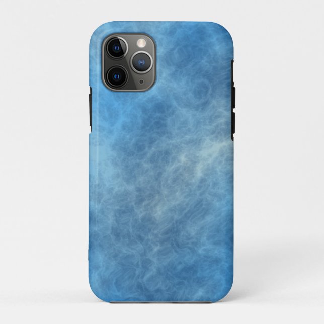 Funda De Case-Mate Para iPhone Resumen de Canica Azul (Reverso)