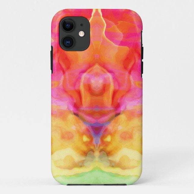 Funda De Case-Mate Para iPhone Resumen de Chakra de una mujer (Reverso)