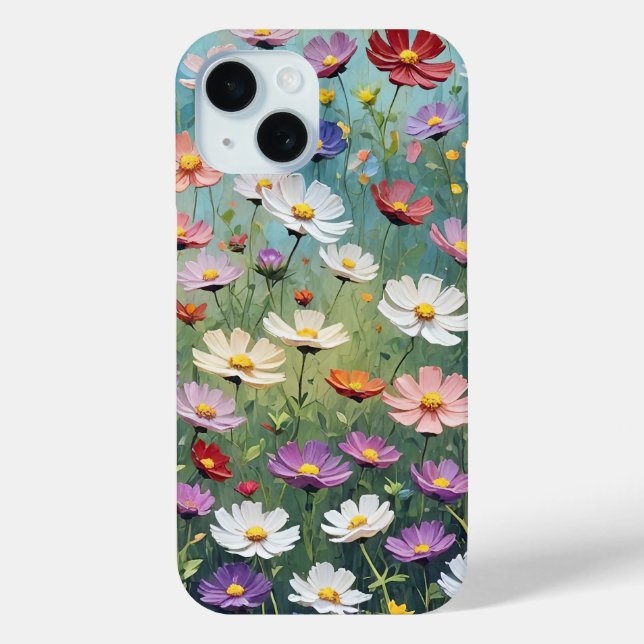 Funda De Case-Mate Para iPhone Resumen de Cosmos Garden (Reverso )
