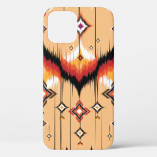 Funda Para iPhone 12 Resumen de diseño de patrones geométricos étnic