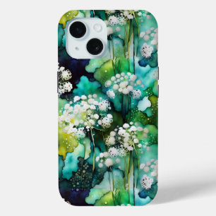 Funda Para iPhone 15 Resumen de encaje de la Reina Ana