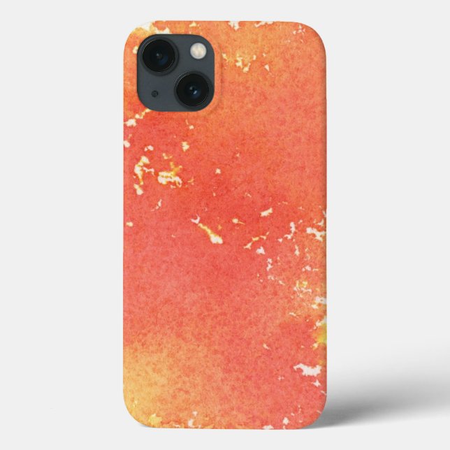 Funda De Case-Mate Para iPhone Resumen de fondo de acuarela pintado a mano. (Reverso)