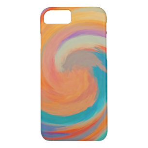 Funda Para iPhone 8/7 Resumen de fondo de pintura colorida de barrido de