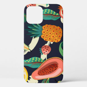 Funda Para iPhone 12 Resumen de frutas exóticas: sin textura