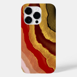 Funda Para iPhone 14 Pro De Case-Mate Resumen de Gilded Agate