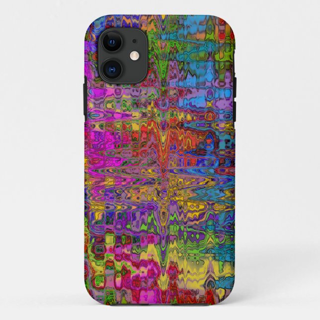 Funda De Case-Mate Para iPhone Resumen de Groovy (Reverso)