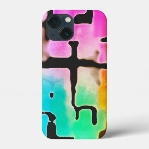 Funda Para iPhone 13 Mini Resumen de Guay Funky de colores brillantes
