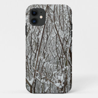 Funda Para iPhone 11 Resumen de invierno de ramas cubiertas de nieve