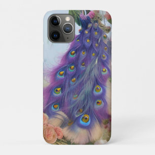 Funda Para iPhone 11 Pro Resumen de la cola de las plumas de pavo real de a
