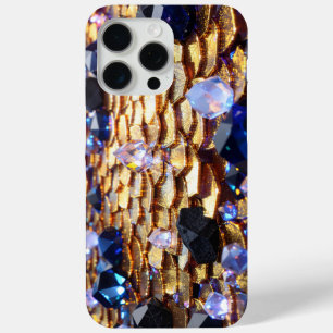Funda Para iPhone 15 Pro Max Resumen de la fantasía de lujo Gemstone