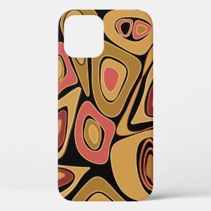 Funda Para iPhone 12 Resumen de la impresión de patrones de textura si