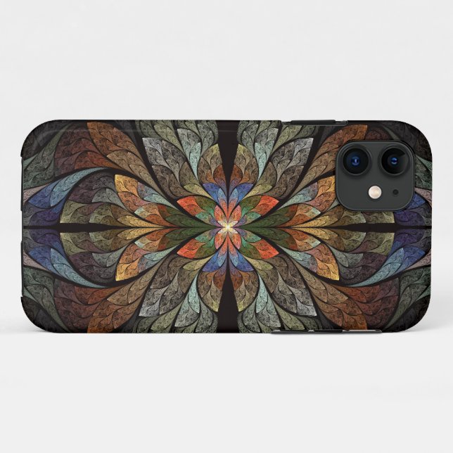 Funda De Case-Mate Para iPhone Resumen de la libélula (Reverso (horizontal))
