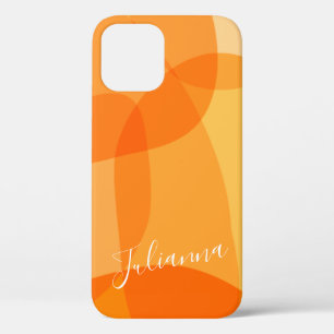 Funda Para iPhone 12 Resumen de las formas en el nombre de guión person