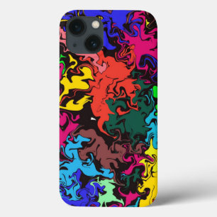 Funda Para iPhone 13 Resumen de las tortillas coloridas /