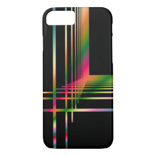 Funda Para iPhone 8/7 Resumen de líneas fractales y cruces