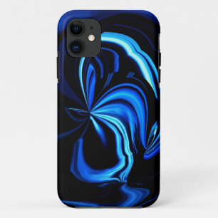 Funda Para iPhone 11 Resumen de mariposa azul