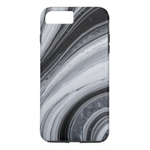 Funda Para iPhone 8 Plus/7 Plus Resumen de mármol blanco y negro