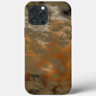 Funda Para iPhone 13 Pro Max Resumen de mármol de bronce y cobre