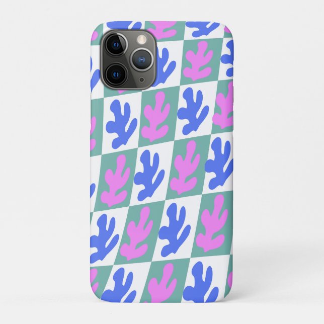 Funda De Case-Mate Para iPhone Resumen de Matisse Planta de Leaf Inspirada (Reverso)