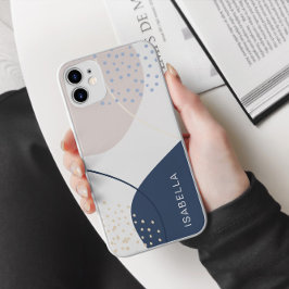 Funda Para iPhone 15 Pro Max Resumen de monograma personalizado