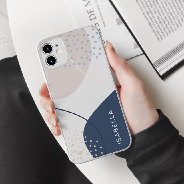 Funda De Case-Mate Para iPhone Resumen de monograma personalizado (Subido por el creador)