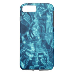 Funda Para iPhone 8 Plus/7 Plus Resumen de ondas de aguas azules