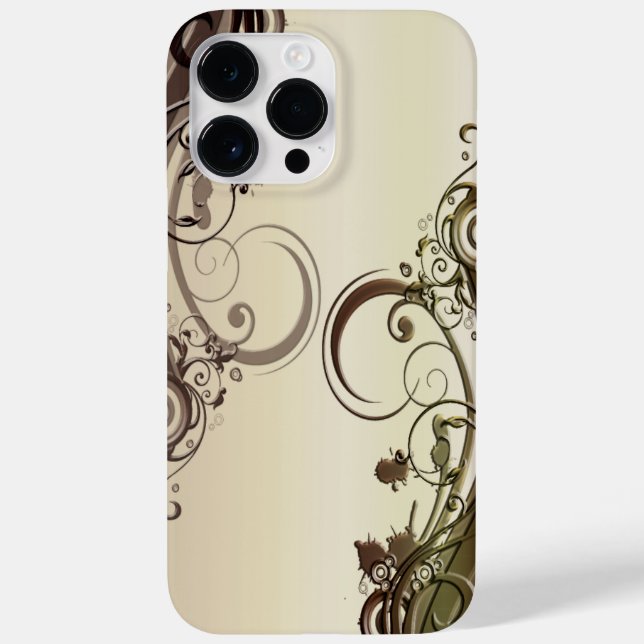 Funda De Case-Mate Para iPhone Resumen de oro (Reverso)