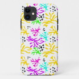 Funda Para iPhone 11 Resumen de patrón de neón multicolor