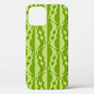 Funda Para iPhone 12 Resumen de patrones contrastantes. Goma simple y l