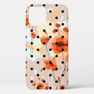 Funda Para iPhone 12 Resumen de patrones florales sin soldadura con pop