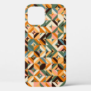 Funda Para iPhone 12 Resumen de patrones geométricos sin soldadura en E