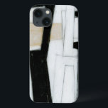 Funda Para iPhone 13 Resumen de pintura en blanco y negro<br><div class="desc">Norman Wyatt creó esta sutil pintura abstracta en blanco y negro. El blanco de la pieza hace que el negro destaque más de lo normal, y las gruesas líneas le dan al trabajo un sentimiento agitado. ¡Compra uno ahora!</div>