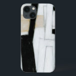 Funda Para iPhone 13 Resumen de pintura en blanco y negro<br><div class="desc">Norman Wyatt creó esta sutil pintura abstracta en blanco y negro. El blanco de la pieza hace que el negro destaque más de lo normal,  y las gruesas líneas le dan al trabajo un sentimiento agitado. ¡Compra uno ahora!</div>