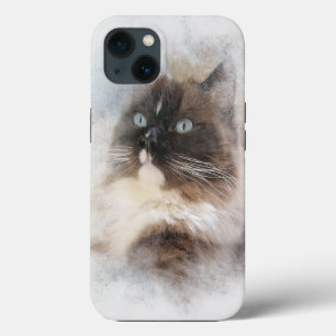 Funda Para iPhone 13 Resumen de Ragdoll Cat
