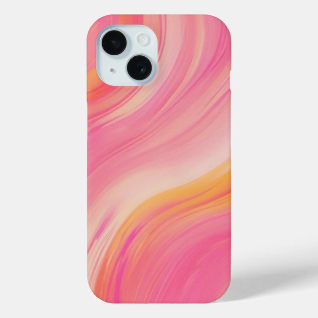 Funda De Case-Mate Para iPhone Resumen de Swirl (Reverso )