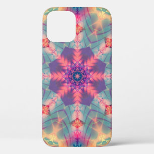 Funda Para iPhone 12 Resumen de textura decorativa multicolor. Brillant