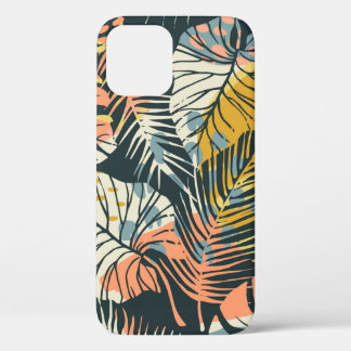 Funda Para iPhone 12 Resumen de un patrón creativo sin fisuras con p tr