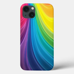 Funda Para iPhone 13 Resumen del Arcoiris giratorio