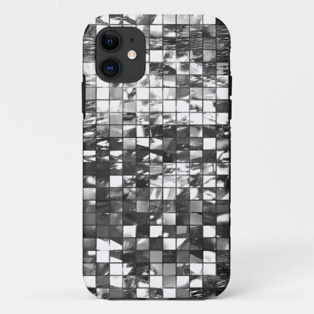 Funda De Case-Mate Para iPhone Resumen del efecto mosaico del espejo (Reverso)