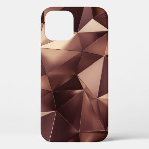 Funda Para iPhone 12 Resumen del fondo de cristal del triángulo.