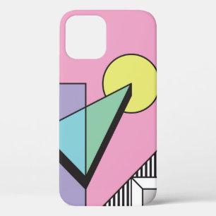 Funda Para iPhone 12 Resumen del fondo de la composición geométrica e