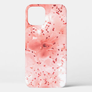 Funda Para iPhone 12 Resumen del fondo floral de las flores rosadas en 